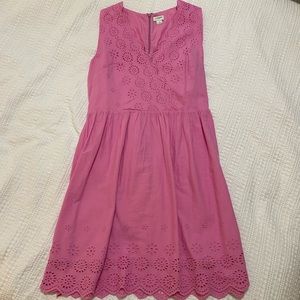 Pink floral J.Crew Factory dress